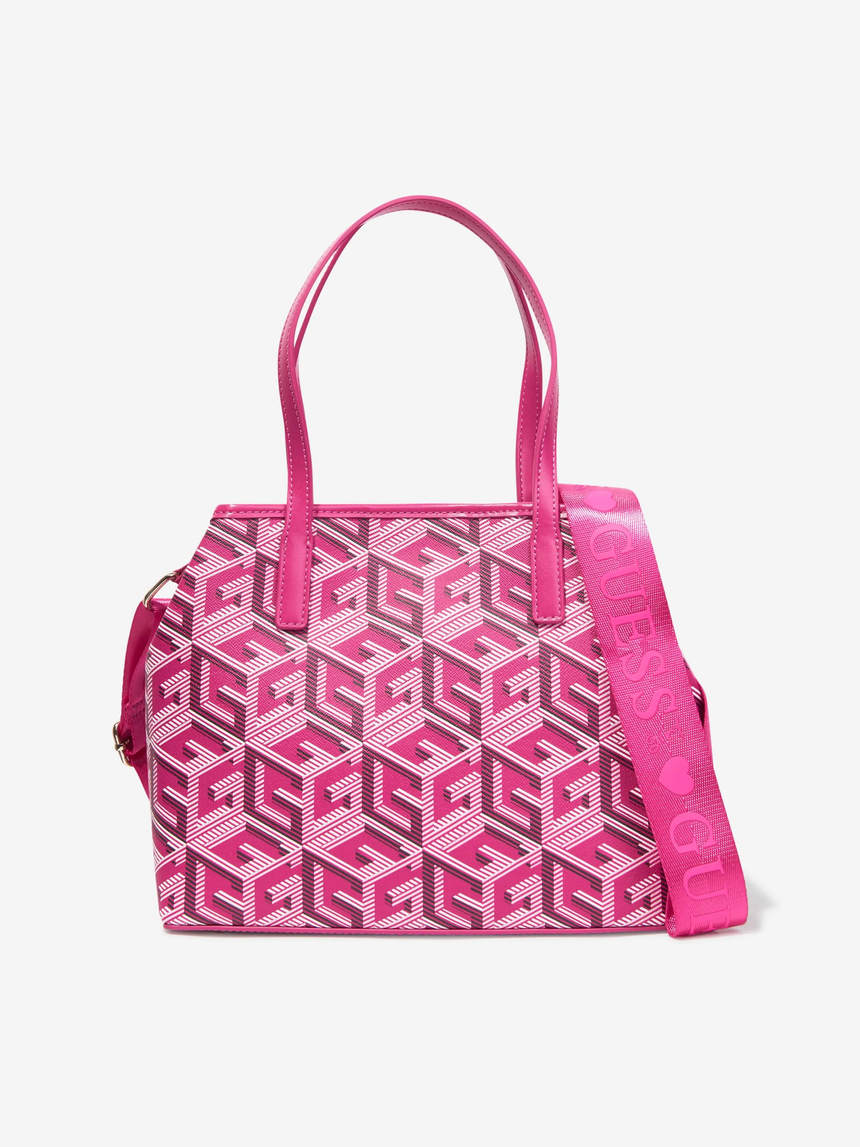 Guess Girls Logo Tote Bag in Pink