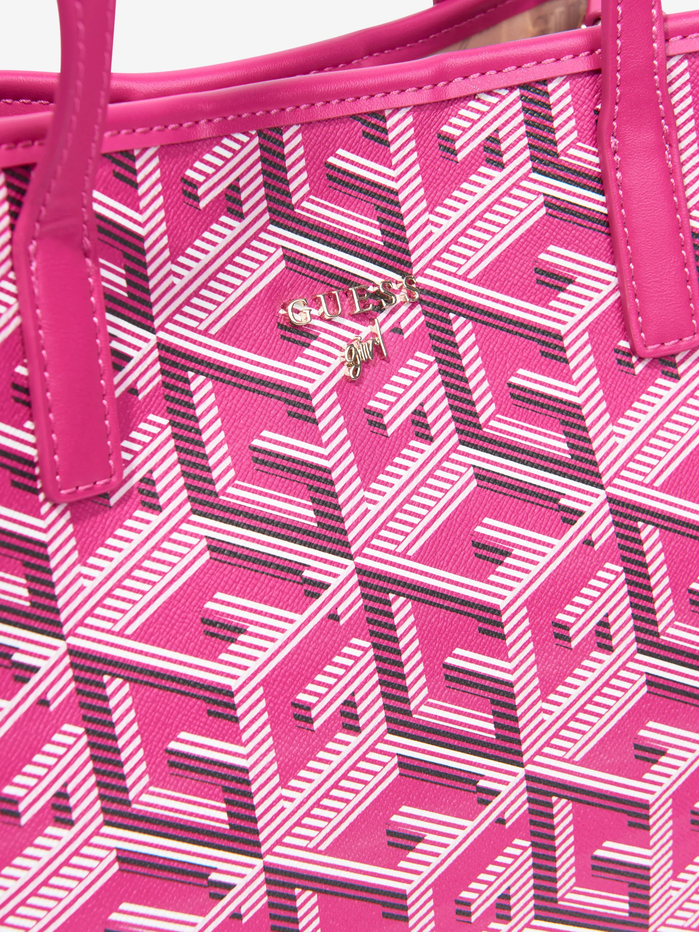 Guess Girls Logo Tote Bag in Pink