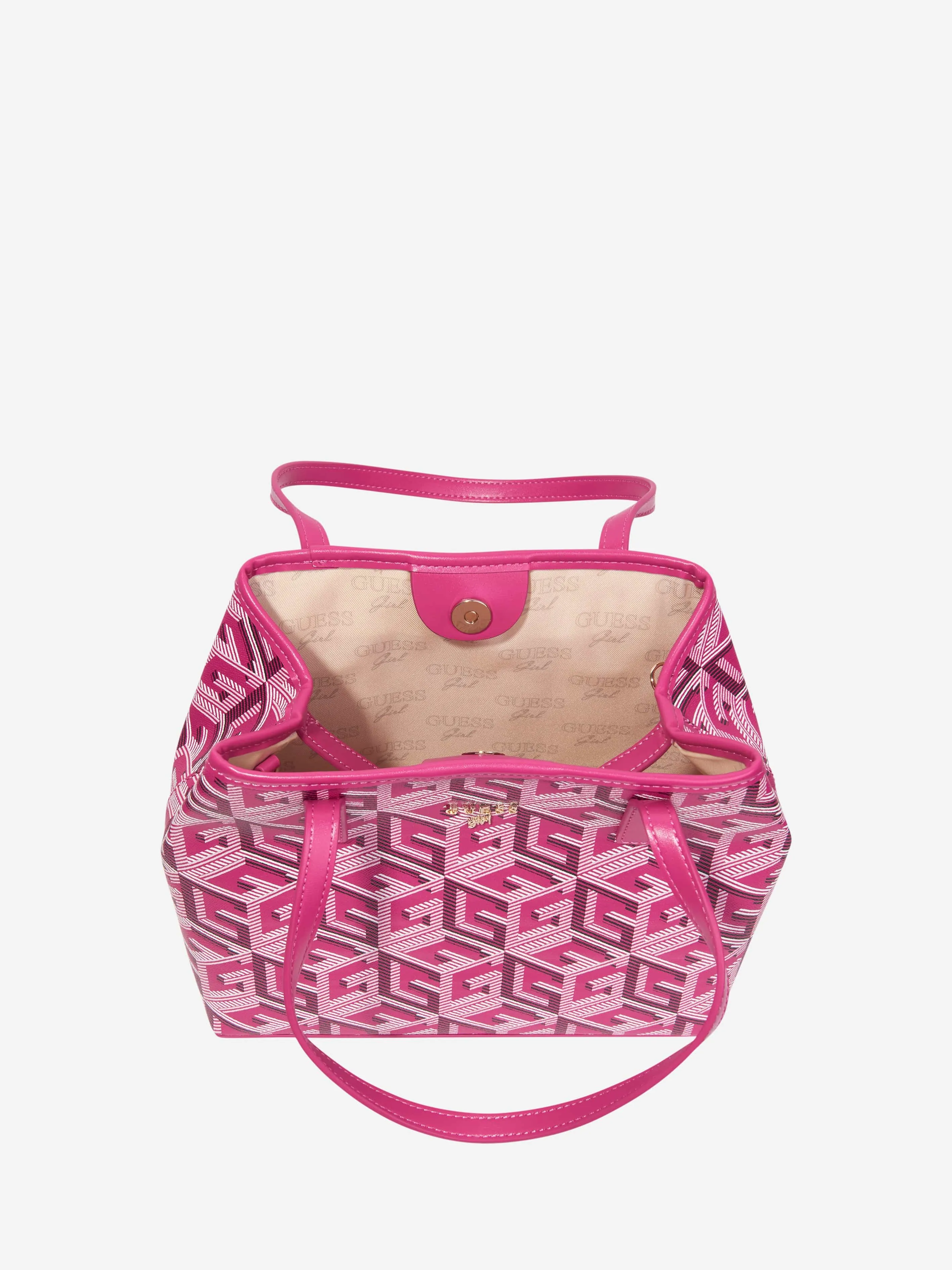 Guess Girls Logo Tote Bag in Pink