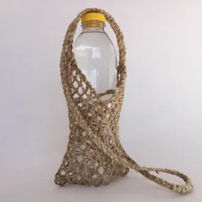 Hand Woven Hyacinth Bottle Holder Bag