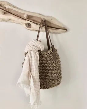 Handmade Natural Fibre Vegan Minimalist Carry Bag