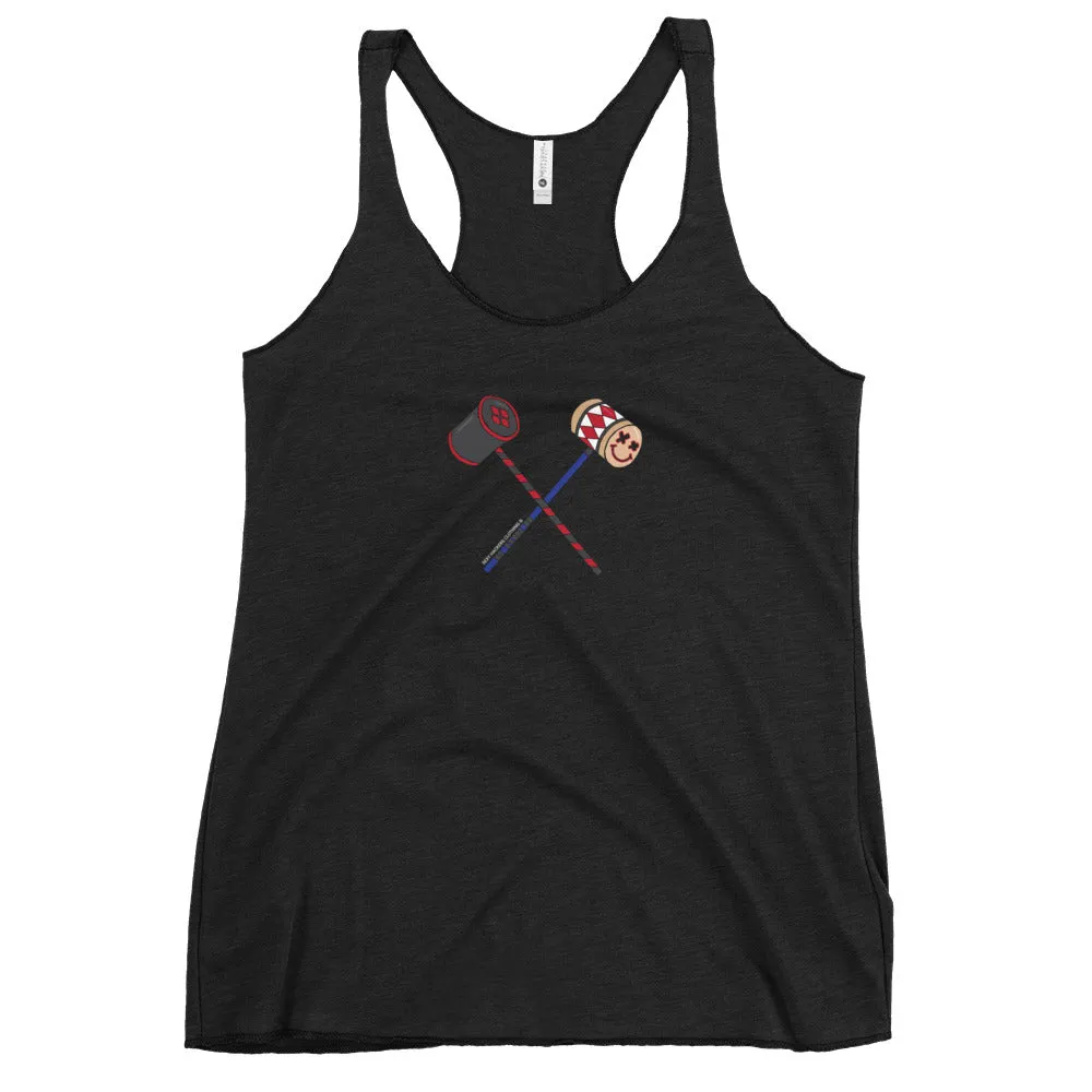 Harley Quinn Mallets Women's Racer-back Tank-top