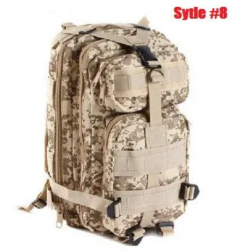 Hot Sale Men Women Unisex Outdoor Military Tactical Backpack Camping Hiking Bag Trekking Sport Rucksacks