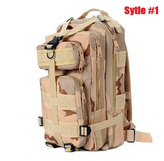 Hot Sale Men Women Unisex Outdoor Military Tactical Backpack Camping Hiking Bag Trekking Sport Rucksacks