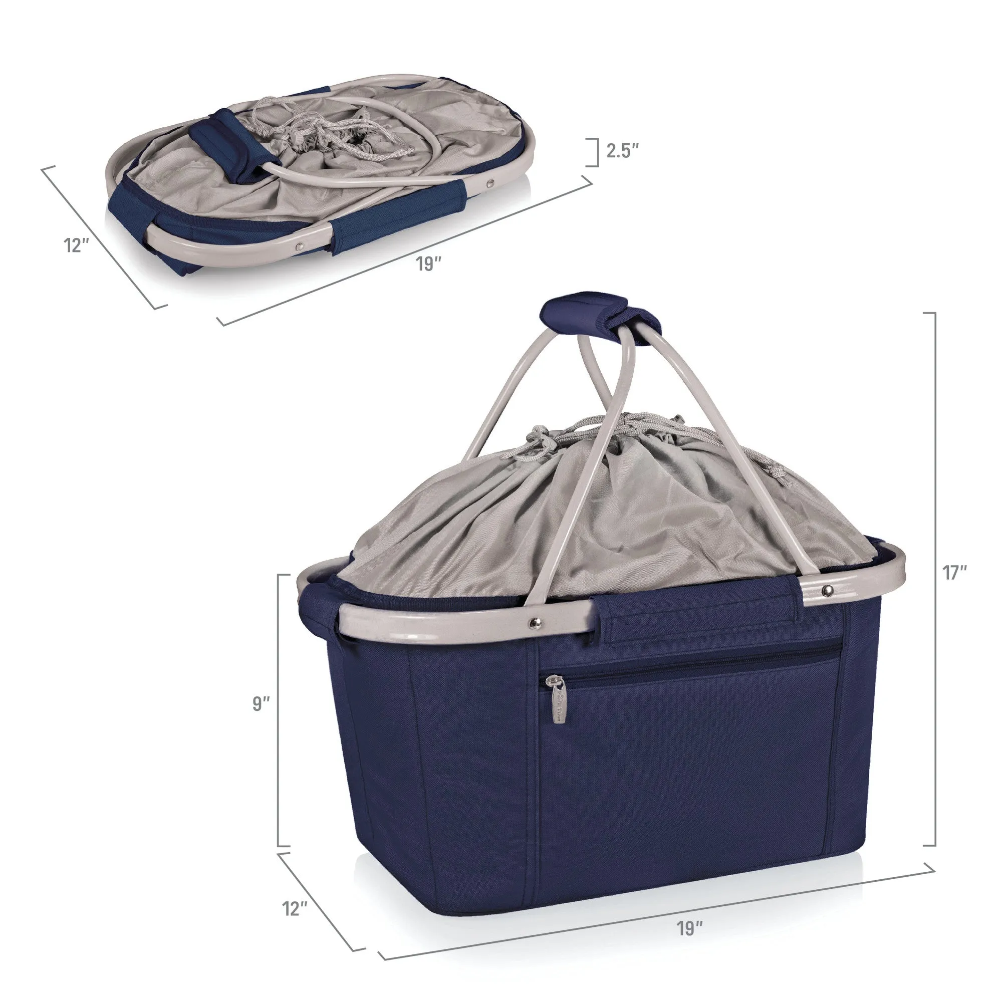 Illinois Fighting Illini - Metro Basket Collapsible Cooler Tote