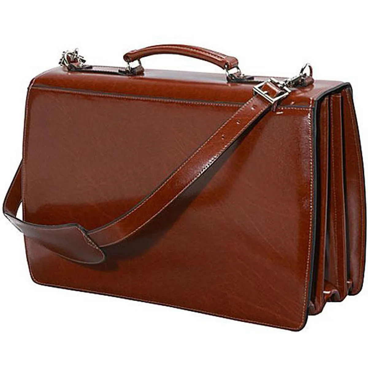 Jack Georges Elements Executive Leather Briefcase 4403