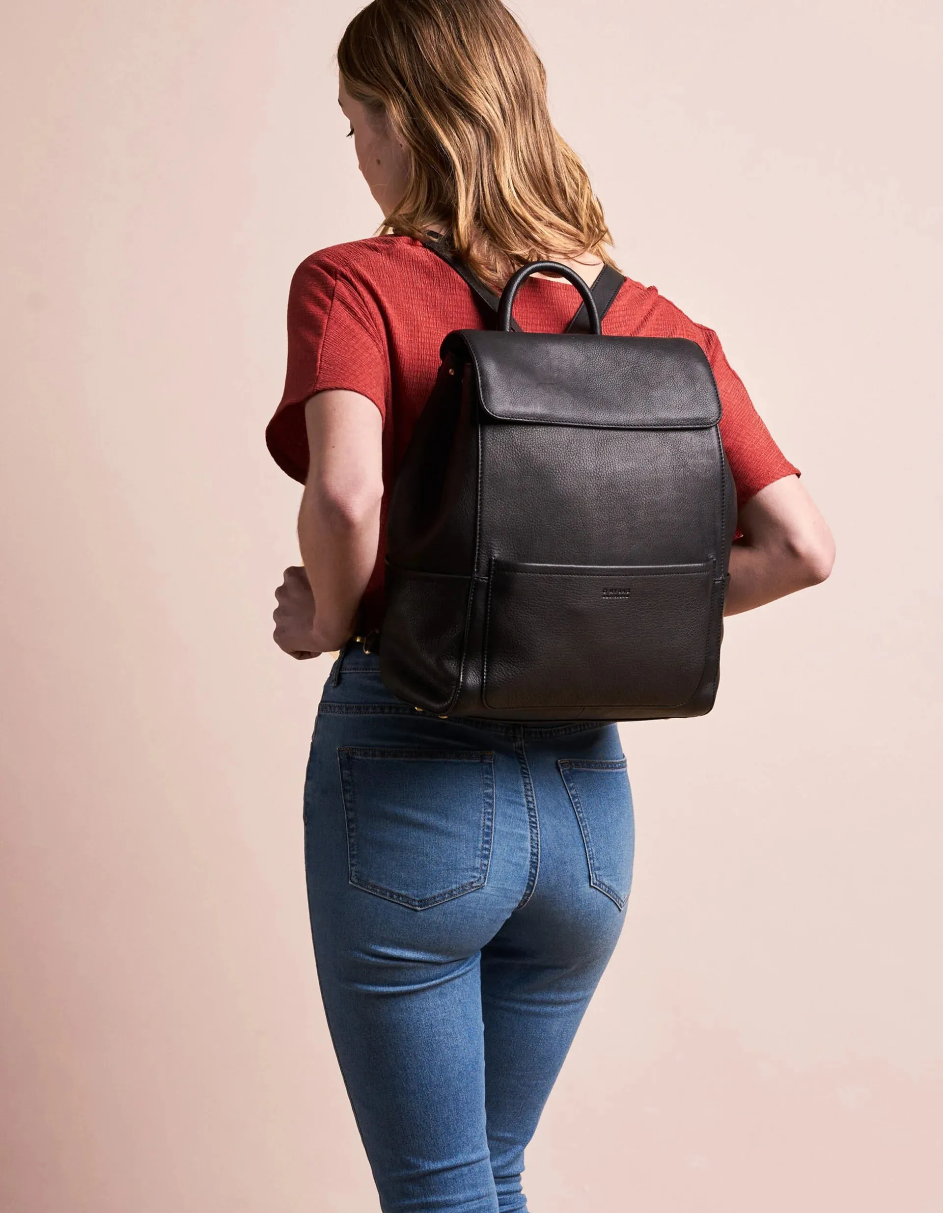 Jean Soft Grain Leather Backpack