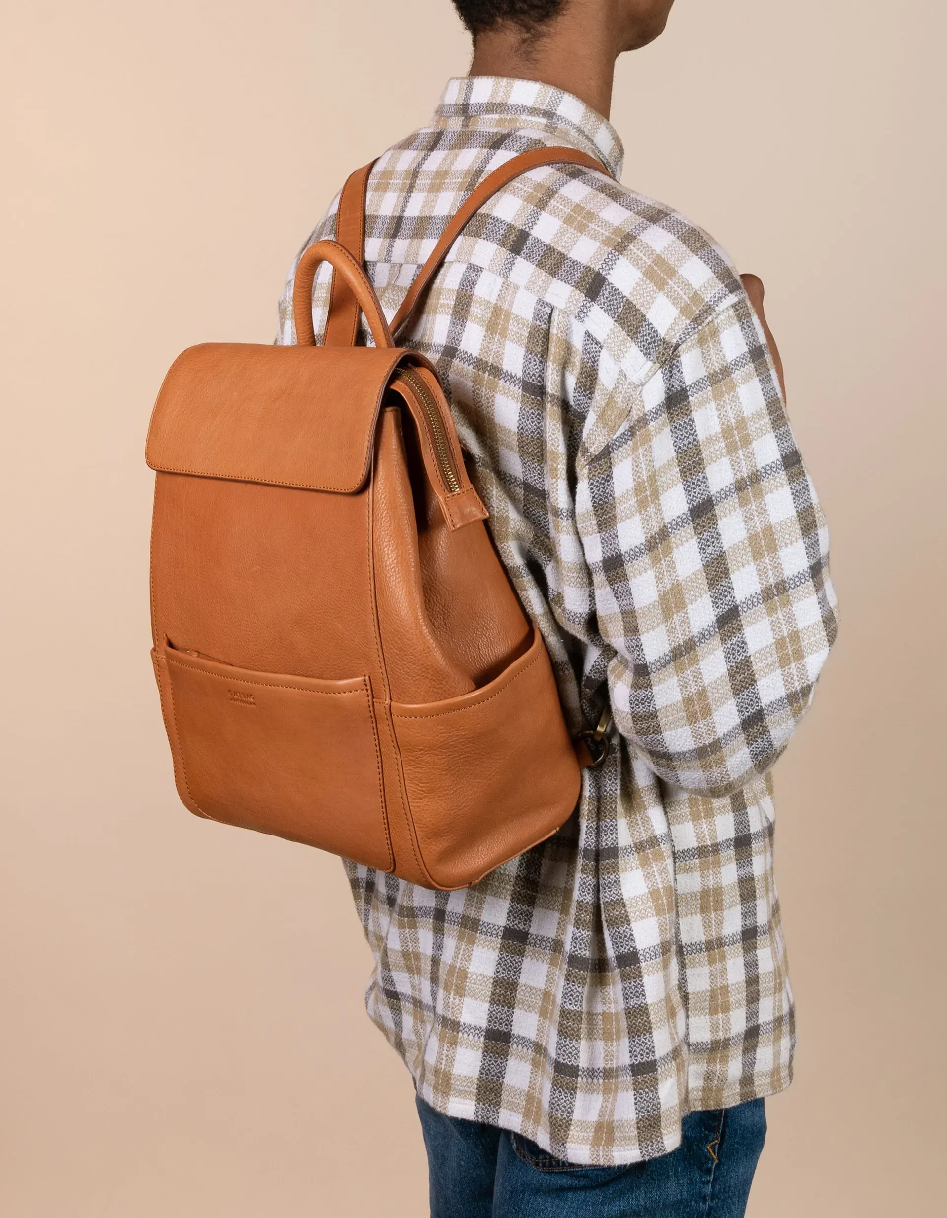 Jean Soft Grain Leather Backpack