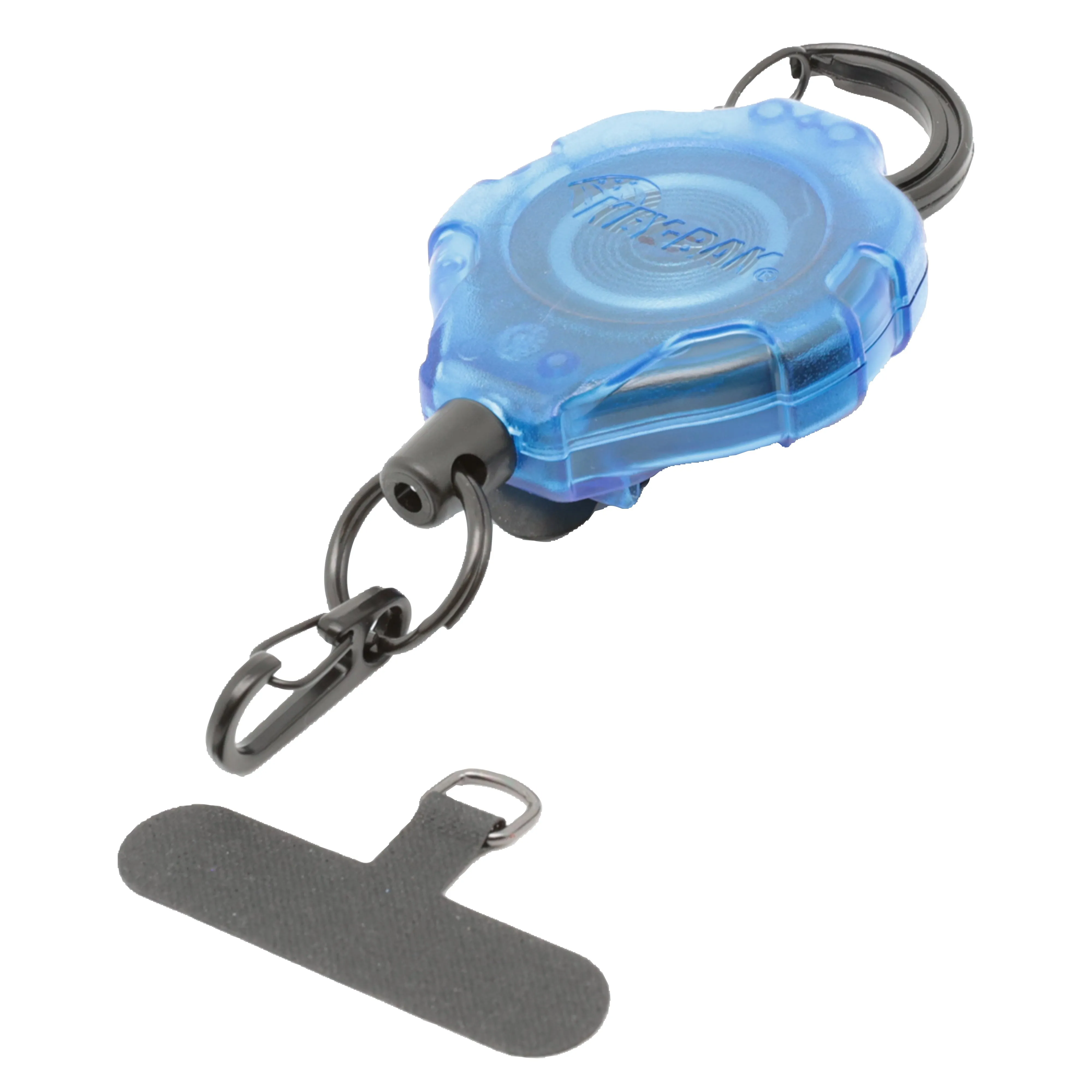 KEY-BAK Ratch-It Retractable Anti-Theft Phone Tether with Carabiner and Universal Smartphone Case Connection