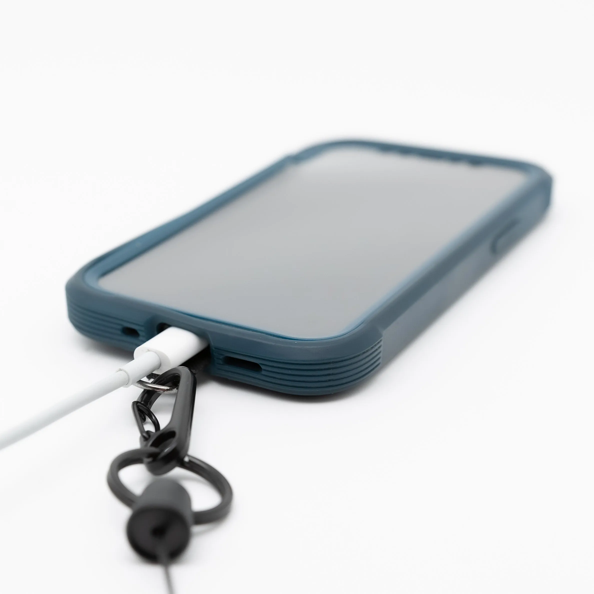 KEY-BAK Ratch-It Retractable Anti-Theft Phone Tether with Carabiner and Universal Smartphone Case Connection