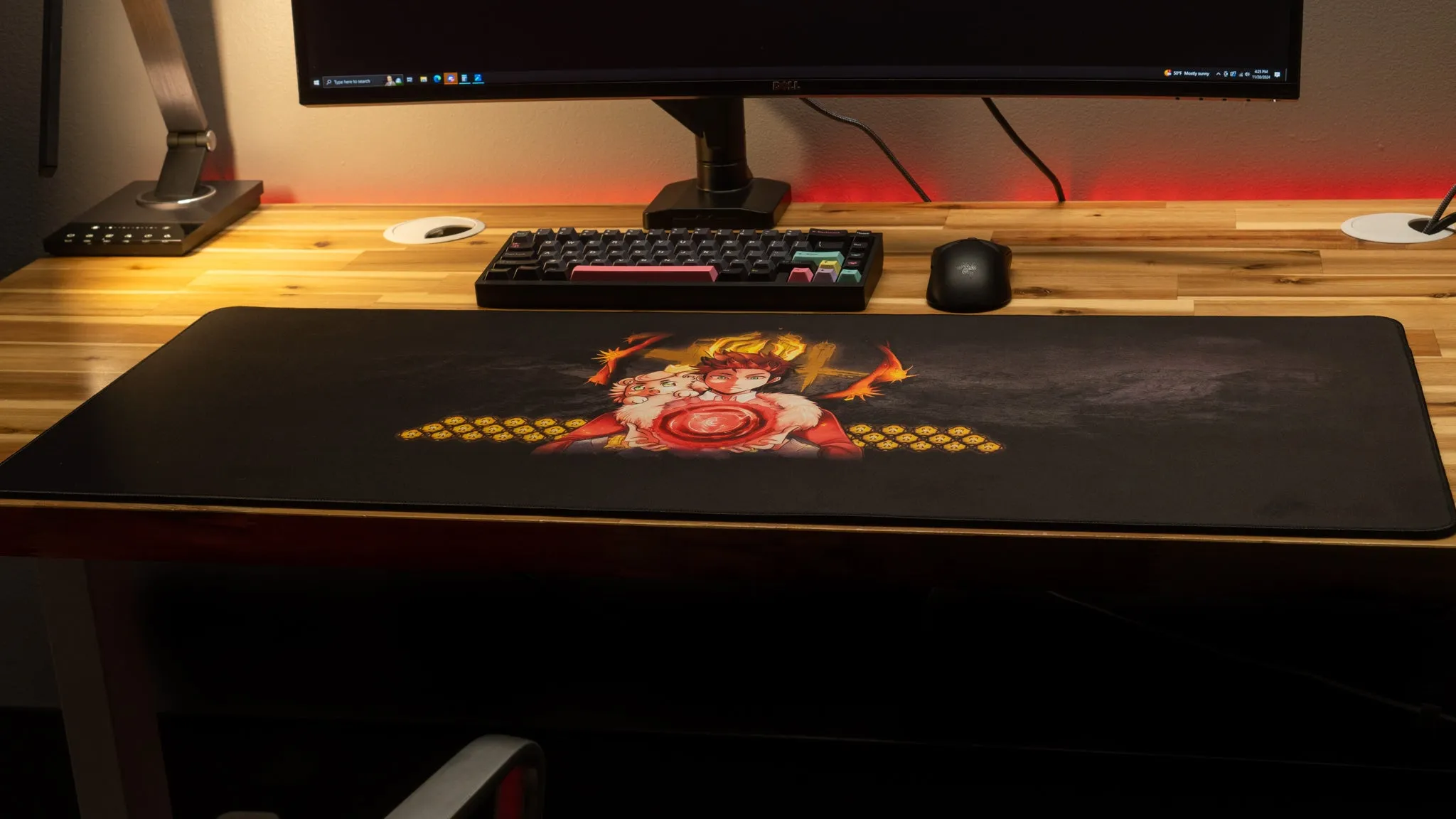 King "The King's Domain" Content Creator Collaboration Gaming Mouse Pad Deskmat