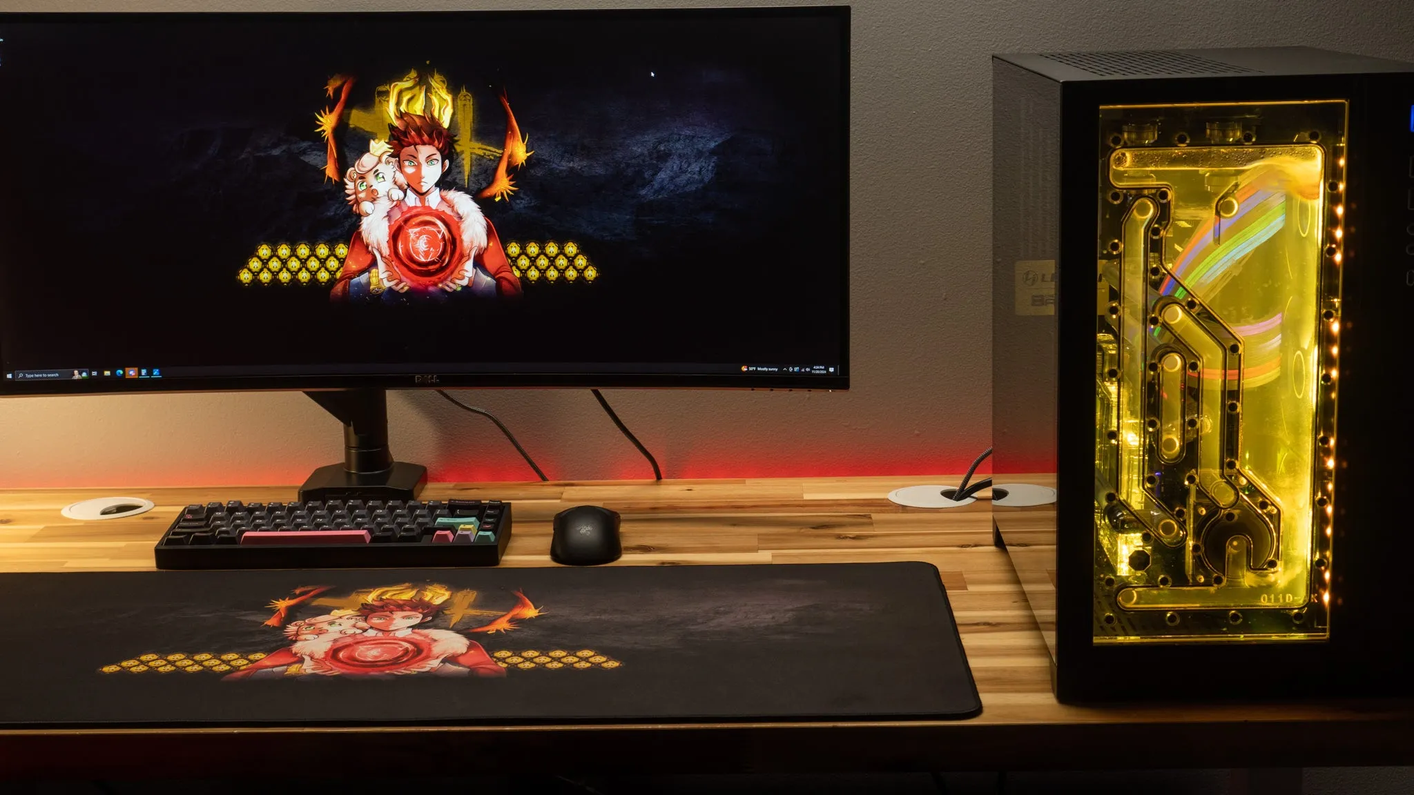 King "The King's Domain" Content Creator Collaboration Gaming Mouse Pad Deskmat