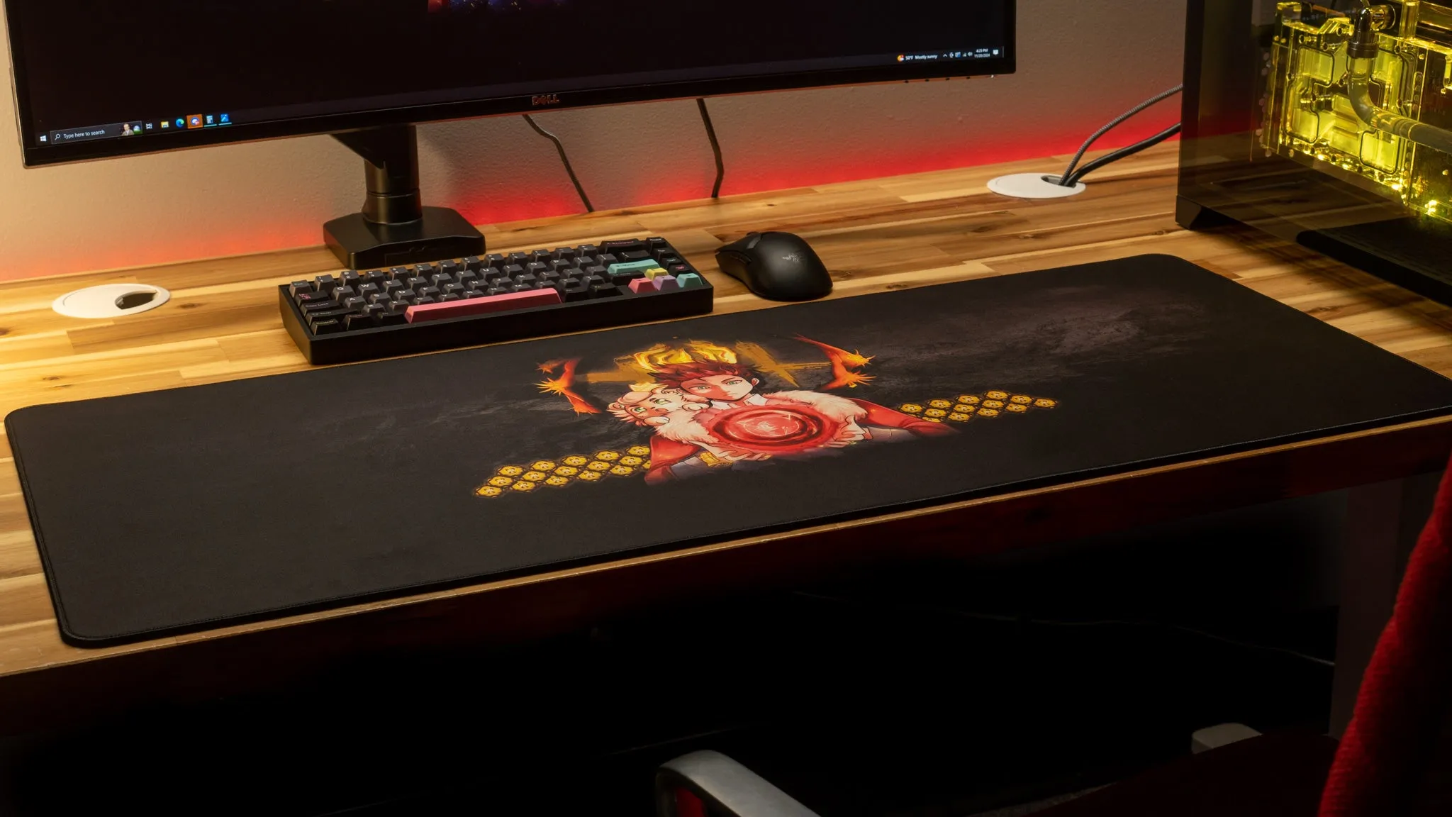 King "The King's Domain" Content Creator Collaboration Gaming Mouse Pad Deskmat