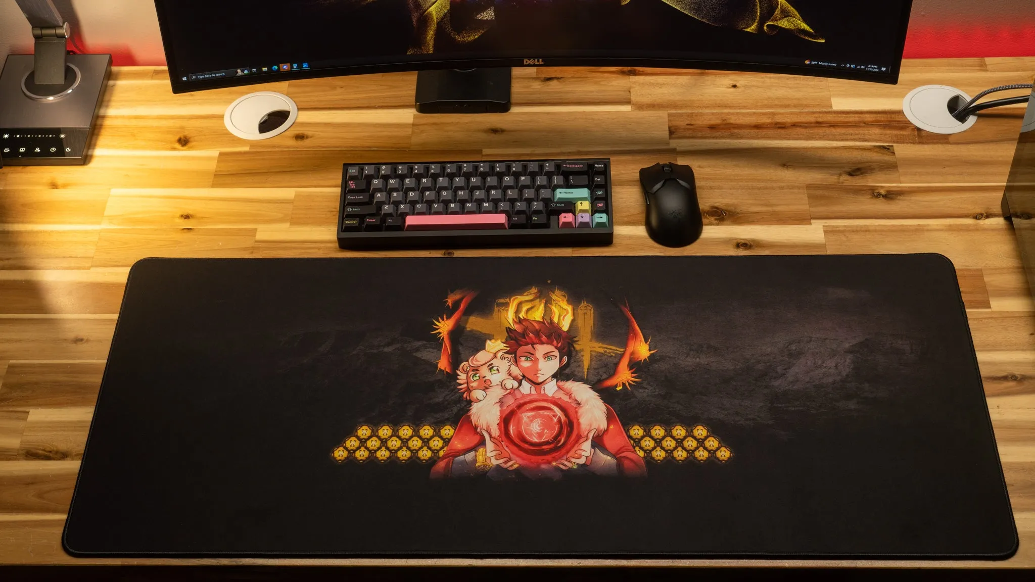 King "The King's Domain" Content Creator Collaboration Gaming Mouse Pad Deskmat