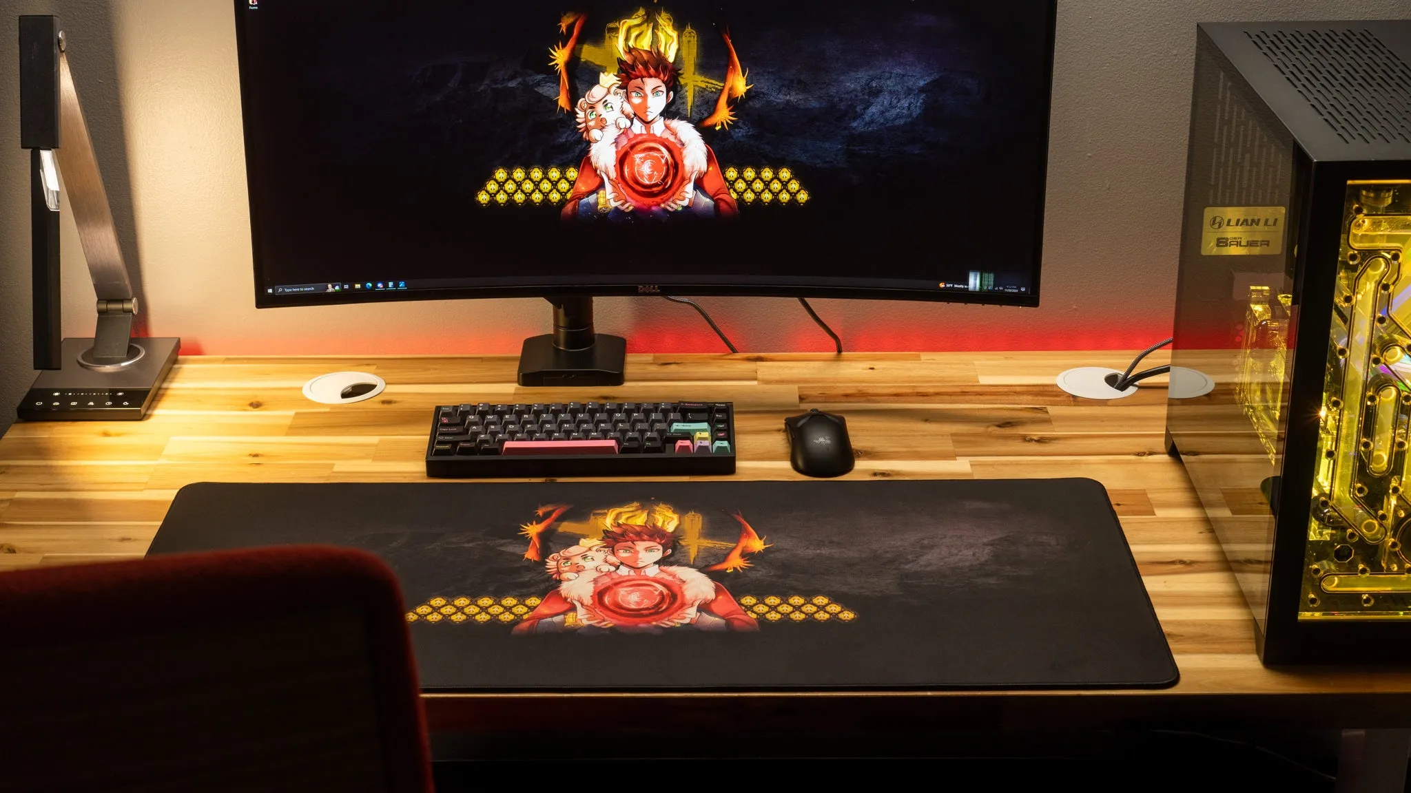 King "The King's Domain" Content Creator Collaboration Gaming Mouse Pad Deskmat