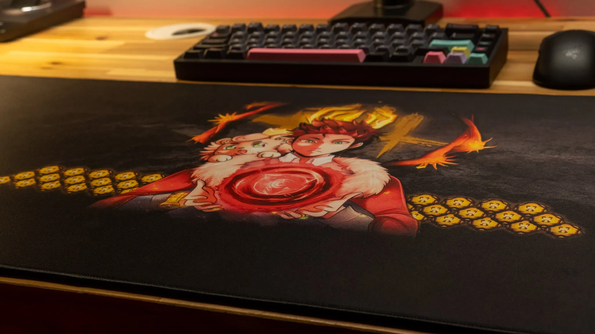 King "The King's Domain" Content Creator Collaboration Gaming Mouse Pad Deskmat