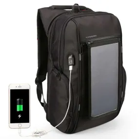 Kingsons Solar Panel USB Backpack