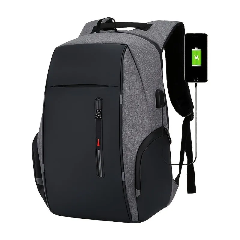 Large Capacity Travel USB Charging Backpack