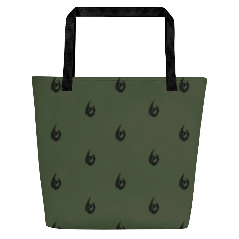 Large Tote Bag Hooked