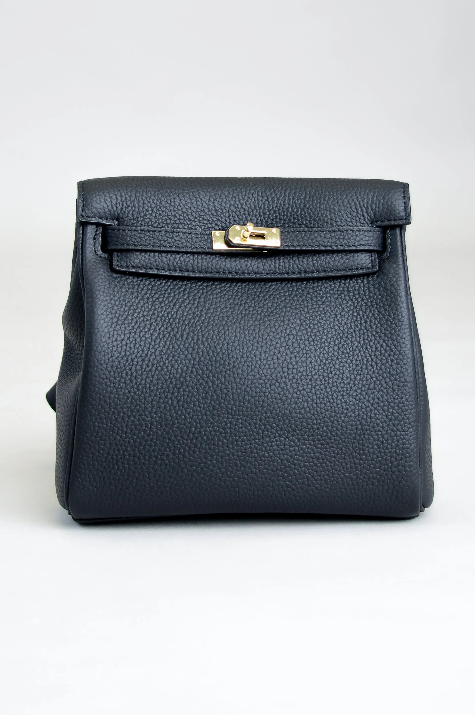 Layla Backpack, Black, Leather