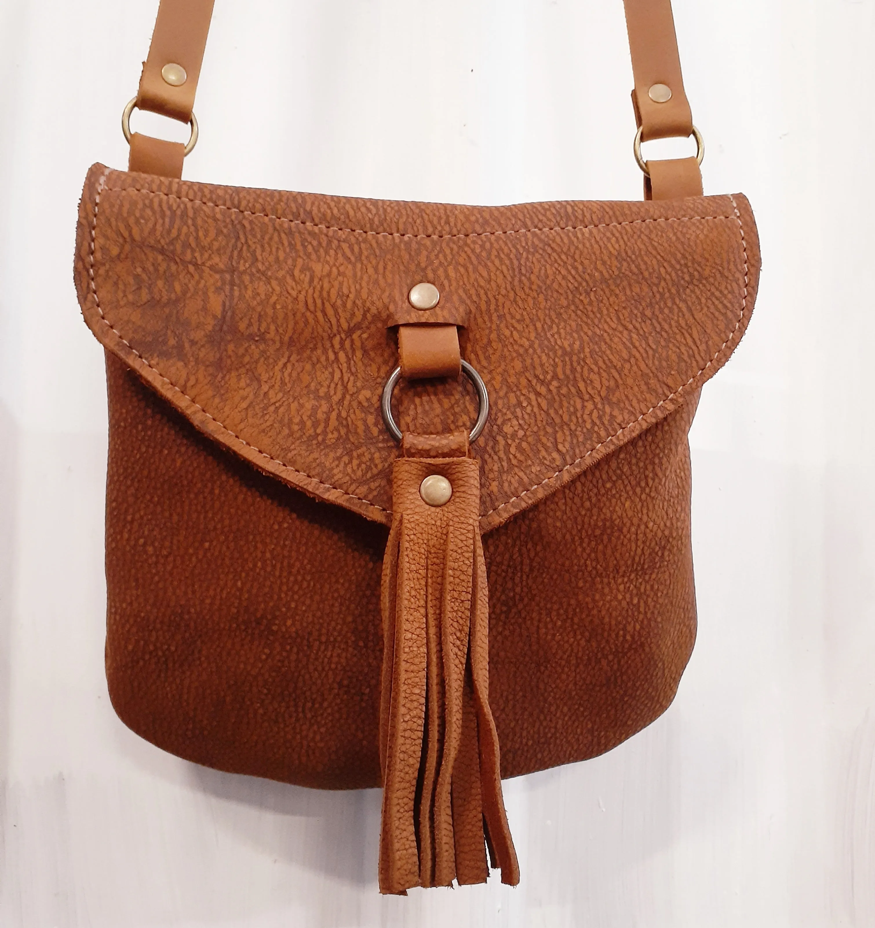 Leather Tassel Bag