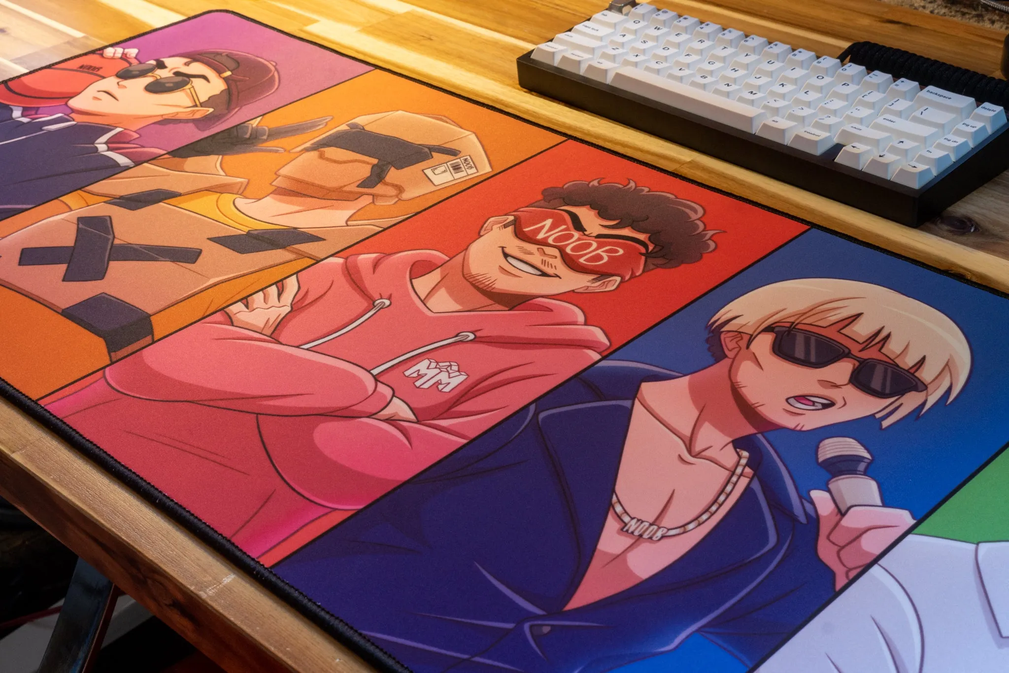 Limited Edition - "Macro - The Noobs" Creator Collaboration Deskmat