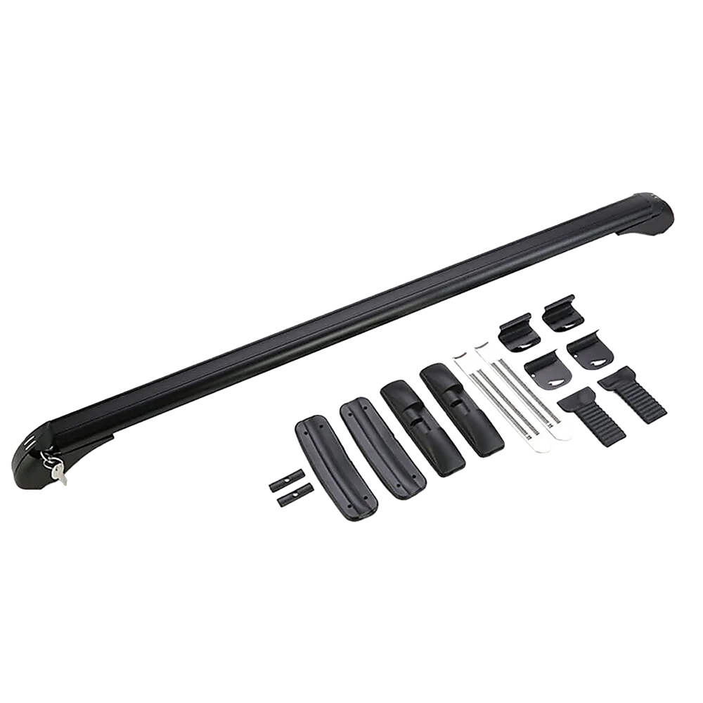 Lockable Anti-Theft Aluminium Car Roof Rack Bars 105cm