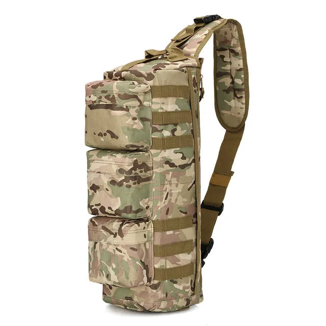 Medium Military 3P MOLLE Tactical Army Sling Backpack