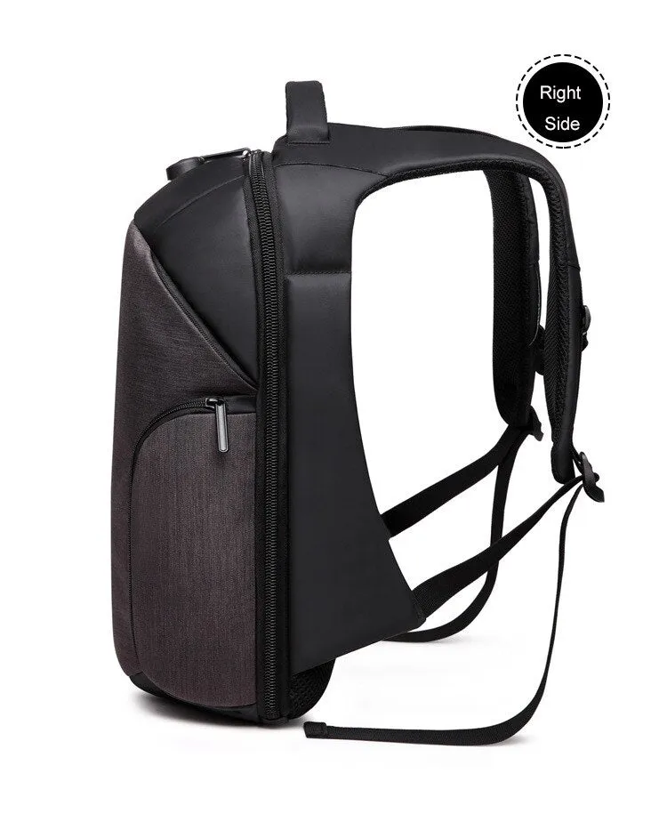 Men's Medium Anti-Theft 15" Laptop Backpack with USB Charging and TSA Lock