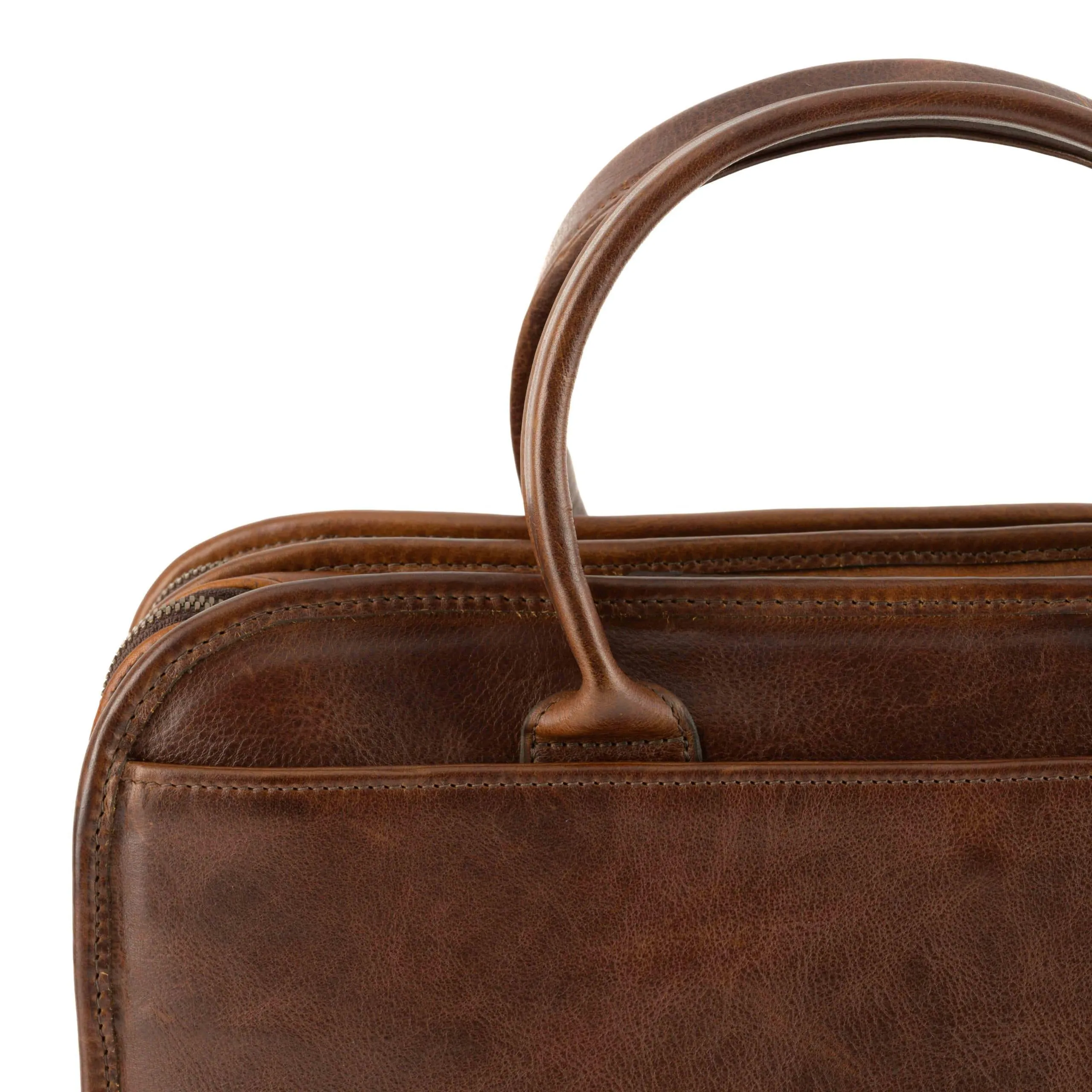 Miller Standard Attache in Titan Milled Brown by Moore & Giles