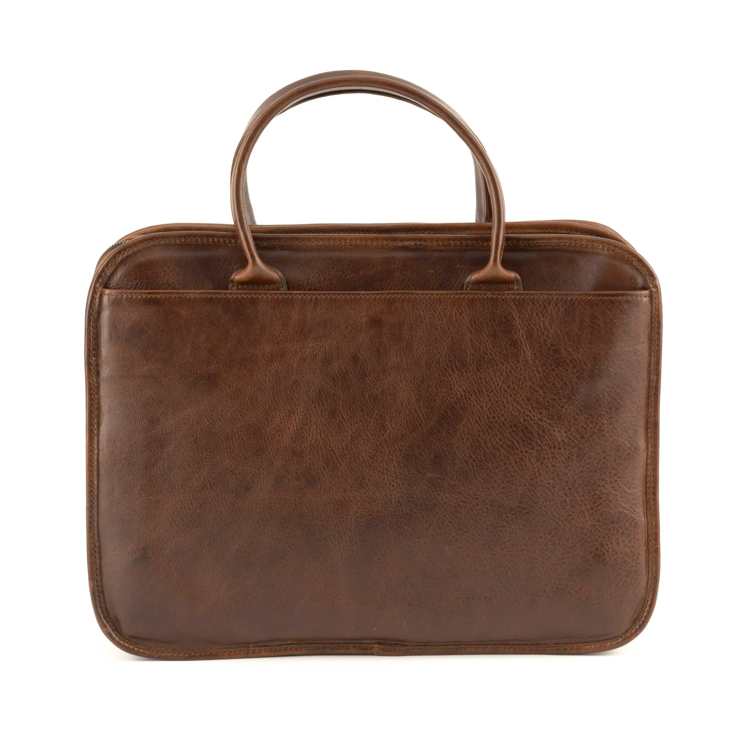 Miller Standard Attache in Titan Milled Brown by Moore & Giles