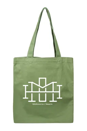 Monogram Tote - Khaki Green