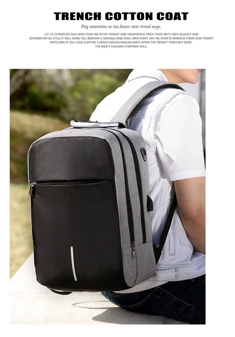 Multifunctional Anti Shock Backpack with USB and Headphone Port