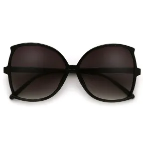 Oversize 62mm Women's Sophisicated Glam Butterfly Sunglasses