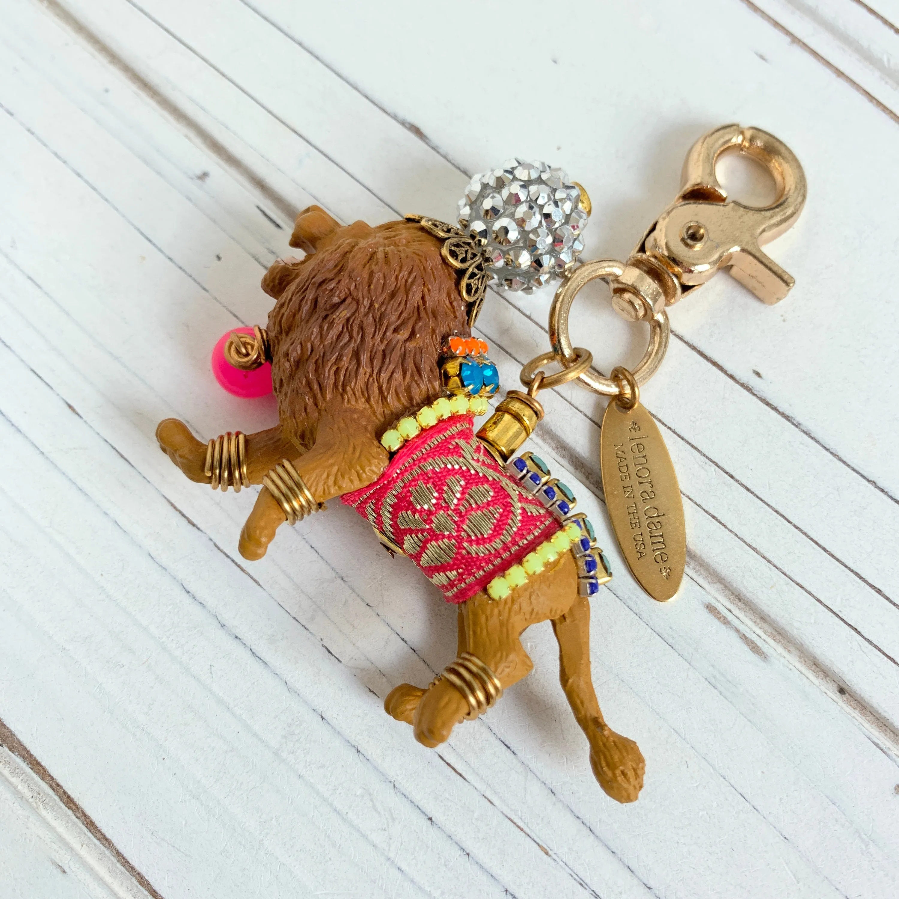 Party Lion Bag Charm