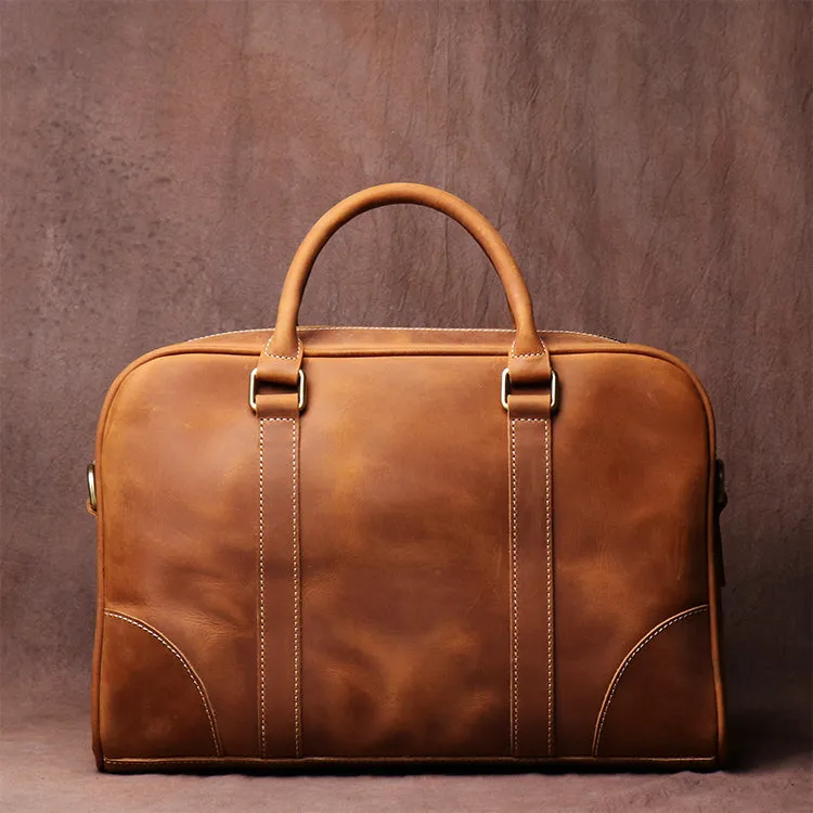 Personal Birthday Gifts, Leather Briefcase Business Bag Laptop Bag Handbags For Men