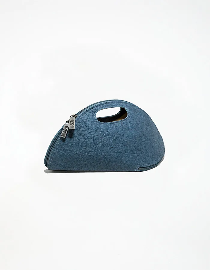 PINATEX SHELL Blue Bag