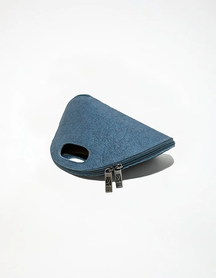 PINATEX SHELL Blue Bag