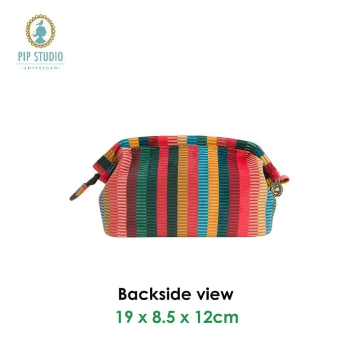 Pip Studio Velvet Jacquard Stripe Small Cosmetic Purse