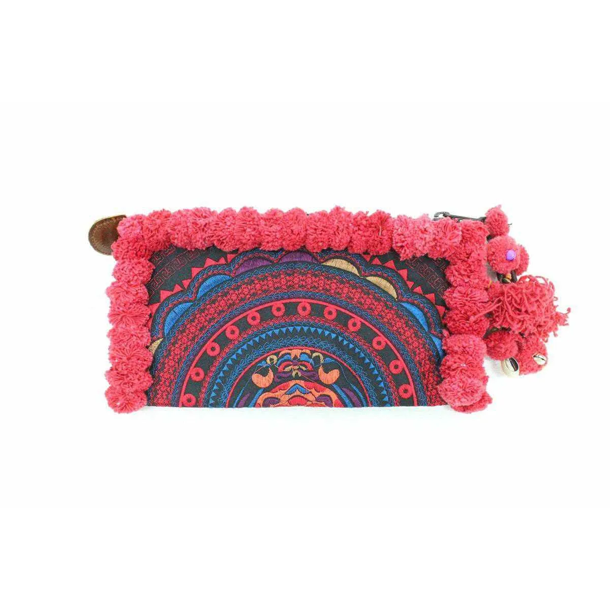 PomPom Vintage Hmong Clutch - Thailand