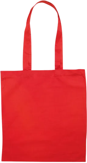 Premium colored cotton tote bag