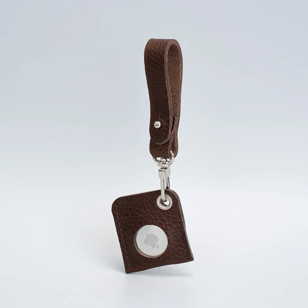 Premium Leather AirTag Bag Charm - Stylish and Functional