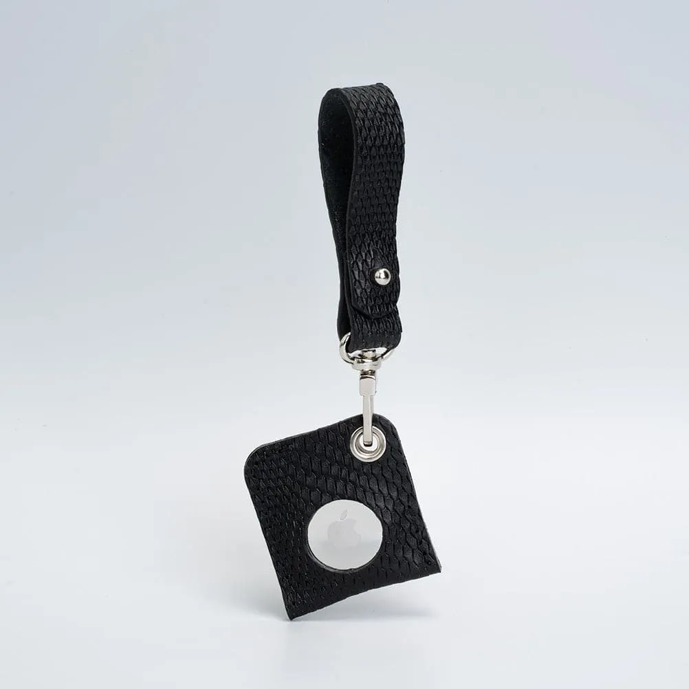 Premium Leather AirTag Bag Charm - Stylish and Functional