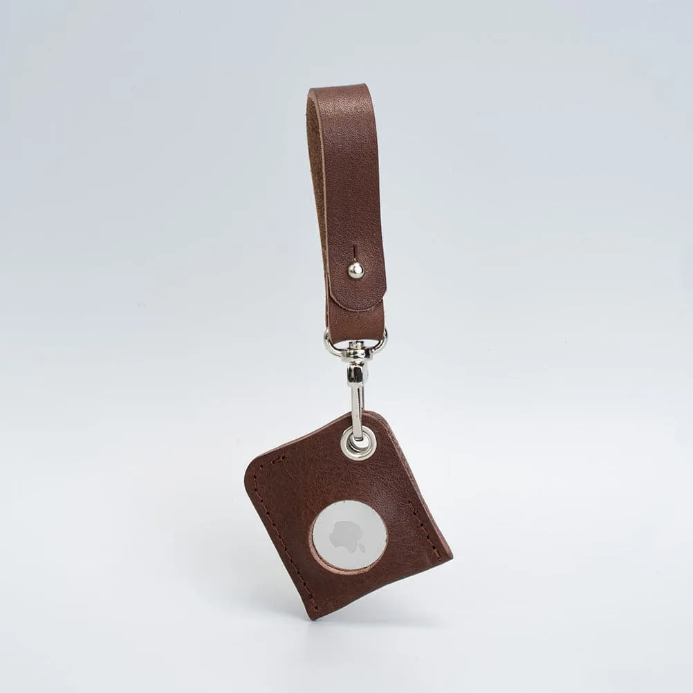 Premium Leather AirTag Bag Charm - Stylish and Functional