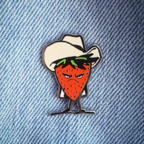 "Bad Strawberry" Pin