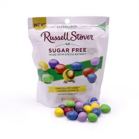 Russell Stover Sugar Free PEANUT  Chocolate Candy Coated  7.5oz