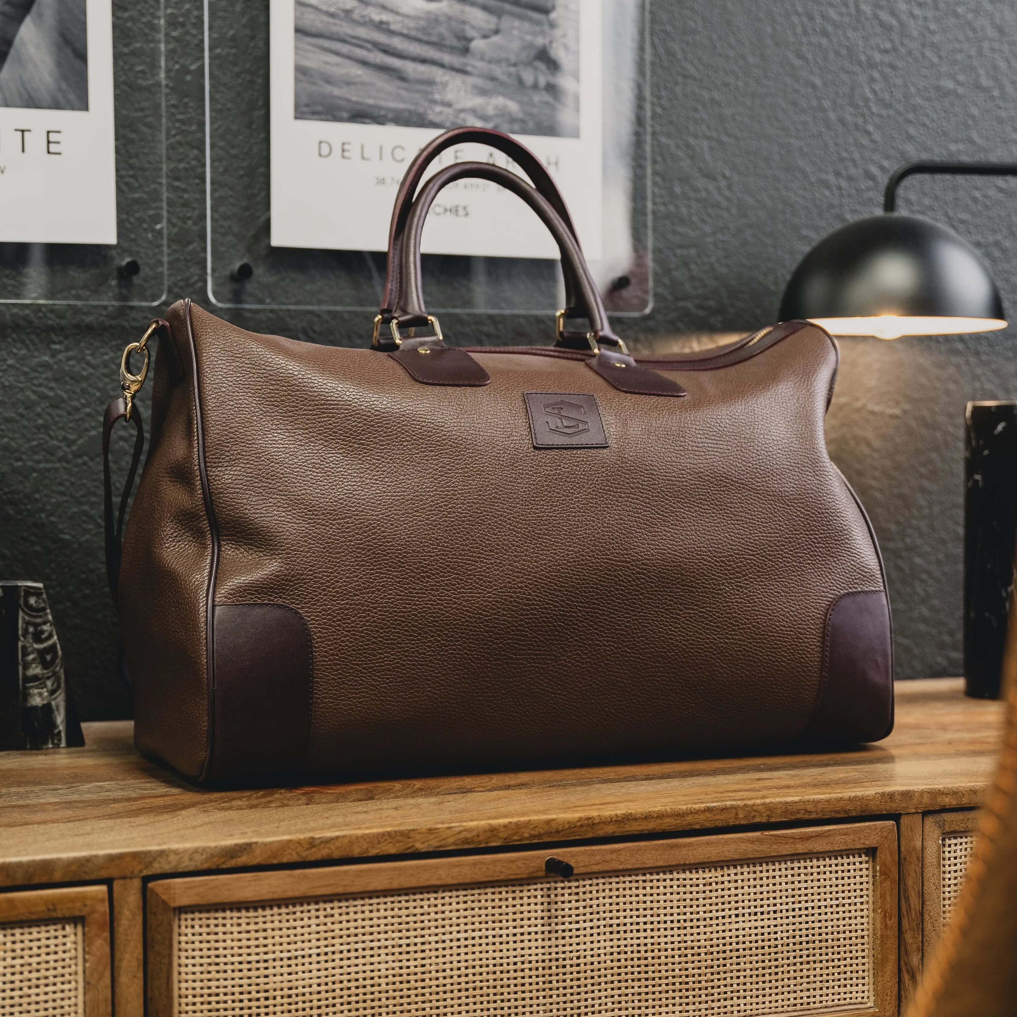 Saddle Leather Weekender