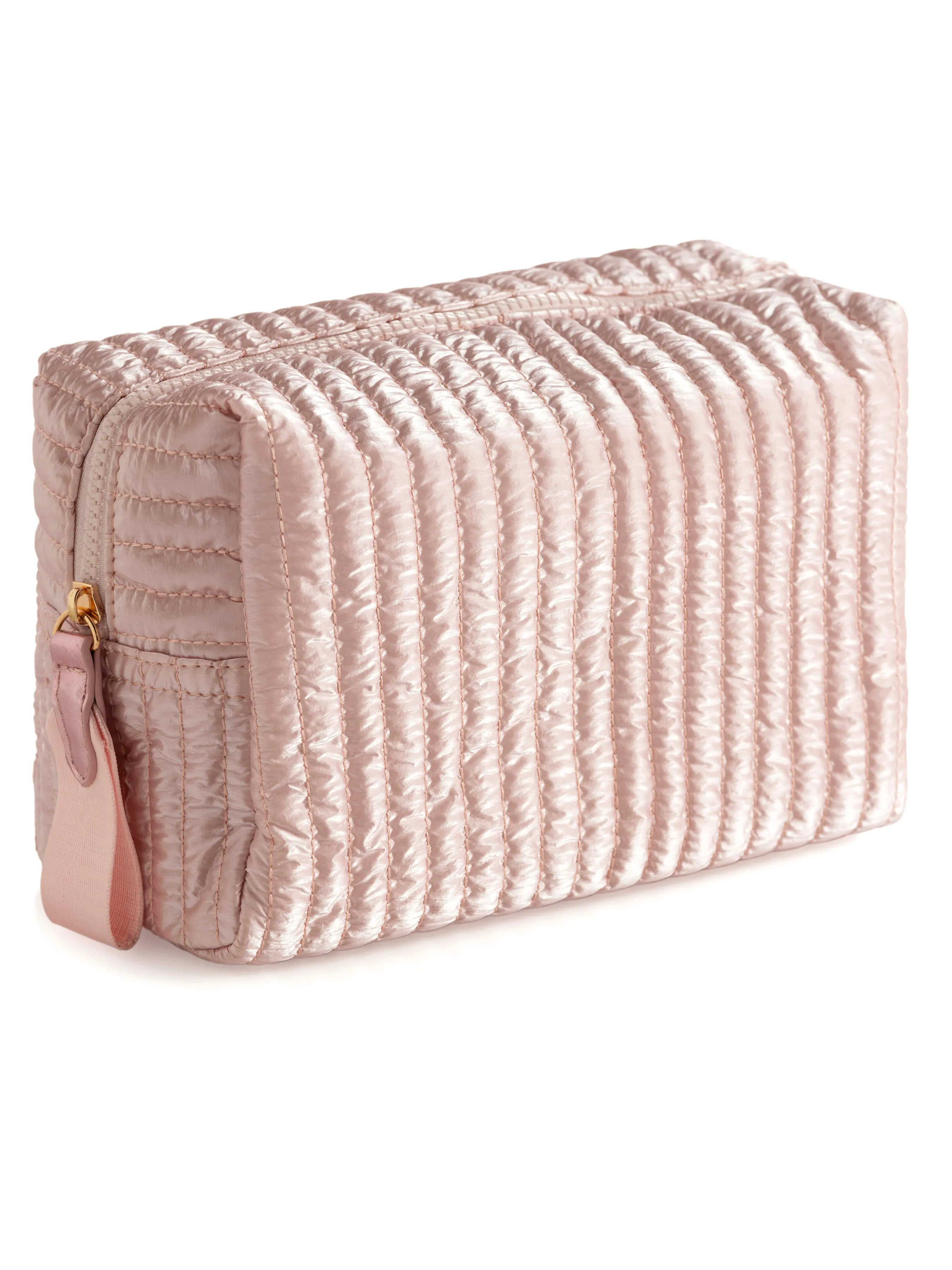 Shiraleah Logan Large Boxy Cosmetic Pouch, Rose