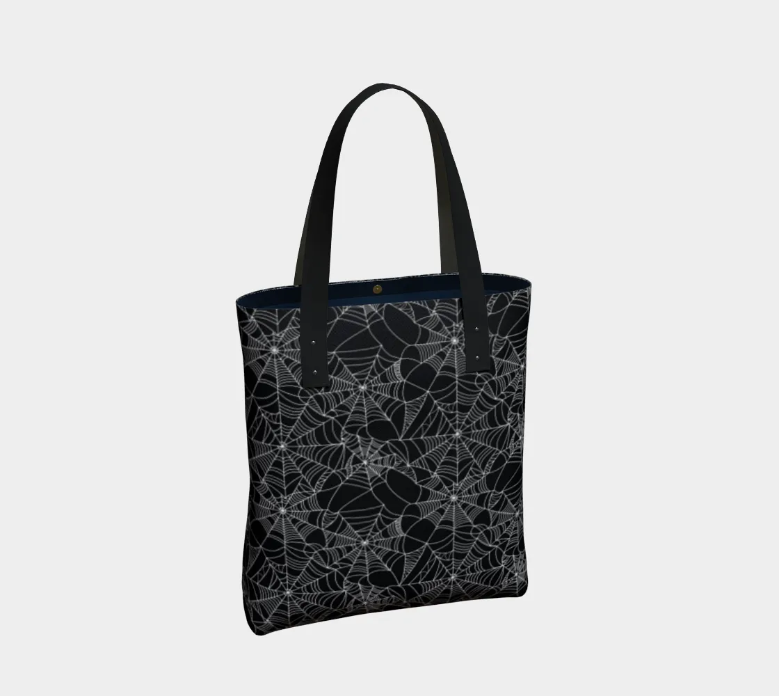 Spooky Spiderweb Tote