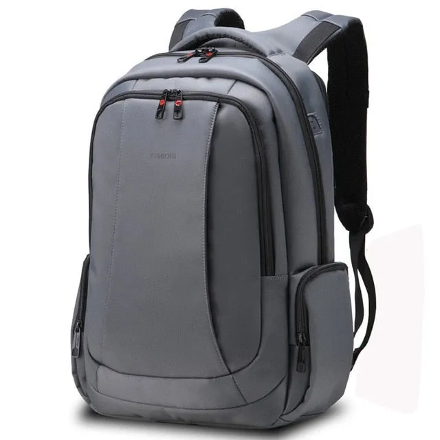 Stylish Anti theft Backpack for Men 27L 15.6 inch Laptop Backpacks School Travel Backpack